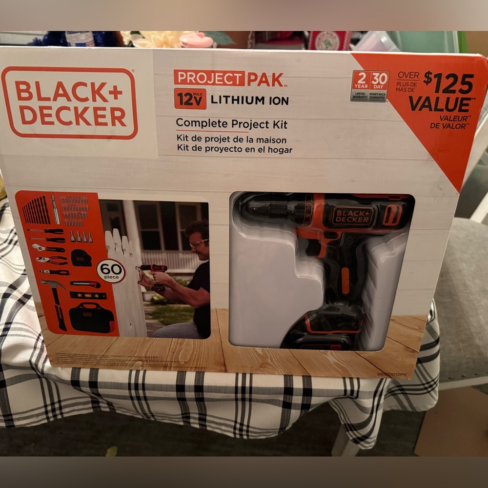 Black & Decker 12V Lithium Ion Tool Set